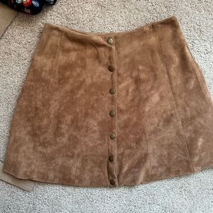 Altered State suede skirt